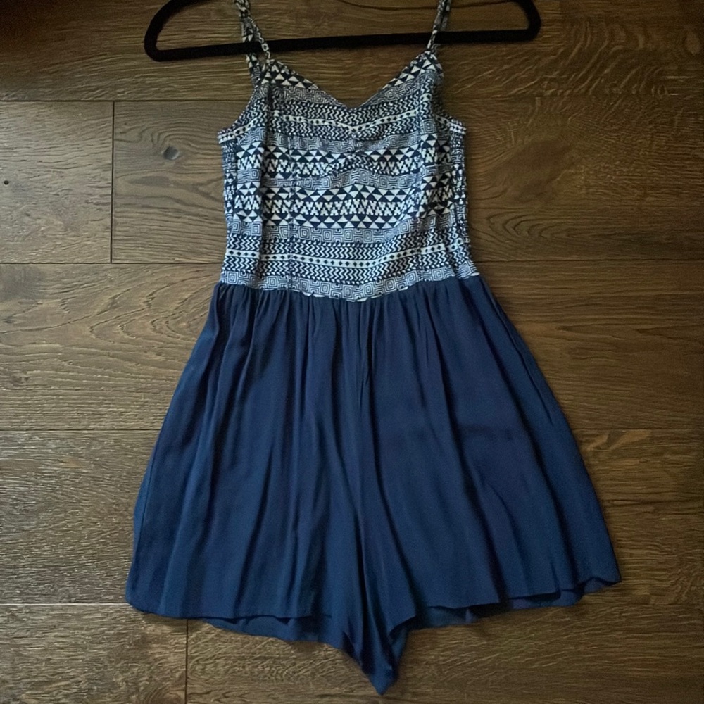 Aeropostale blue romper